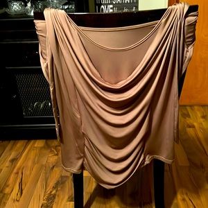 Tan dressy sleeveless shirt!